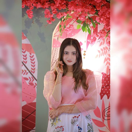 Floral charm