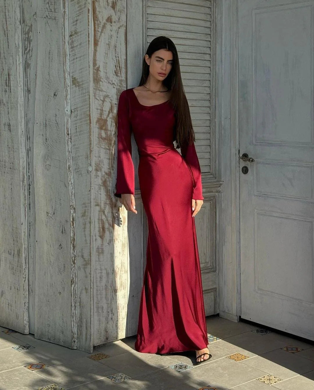 Maroon Full bodycon